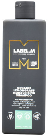 label.m Organic Lemongrass Moisturising Shampoo hydratačný šampón s výťažkami z citrónovej trávy