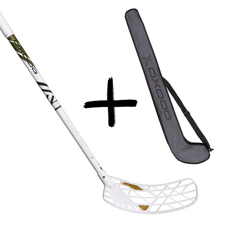 Oxdog ULTRALIGHT HES 27 AU ROUND MBC2 + Stickbag Set florbalky s vakem