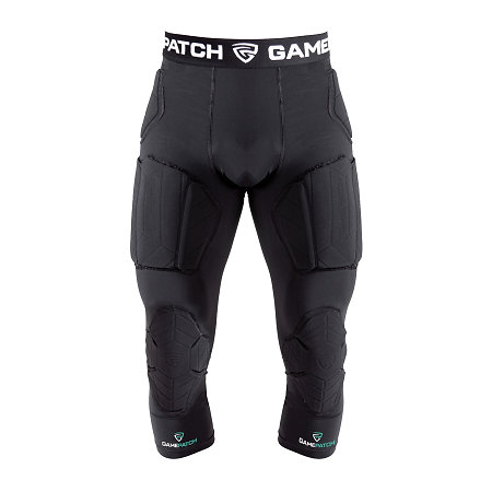 Game Patch Padded 3/4 tights with full protection 3/4 compression pants with padding