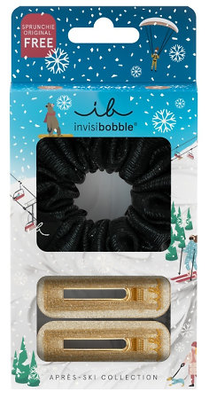 Invisibobble Aprés-Ski Date Night třpytivá sada klipů a gumičky do vlasů