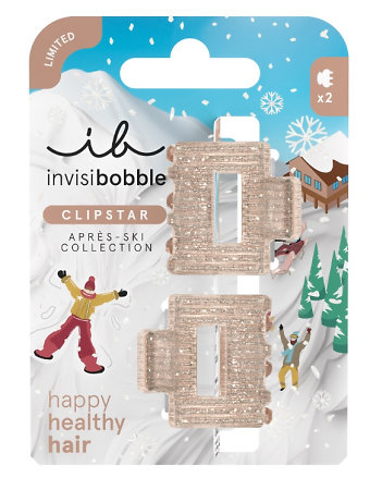 Invisibobble Aprés-Ski Shimmer stylish sparkling hair clips