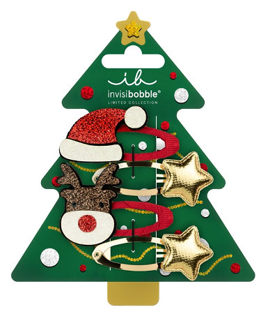 Invisibobble Winter Wonderland limitovaná sada vianočných sponiek do vlasov