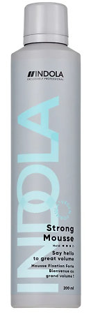 Indola Strong Mousse Vegan Hair mousse with strong hold