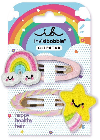 Invisibobble Kids Clipstar Happy Sky sponečky do vlasov pre malé parádnice
