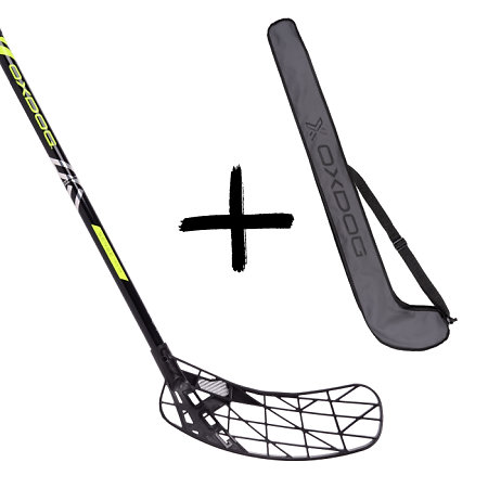 Oxdog SENSE HES 29 YL SWEOVAL MBC + Stickbag Set florbalky s vakom