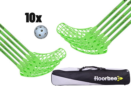 FLOORBEE Alligator Teams Energy 32 + Toolbag + Balls Florbalová sada