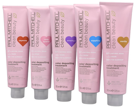 Paul Mitchell Clean Beauty Depositing Treatment vyživující barvící maska na vlasy