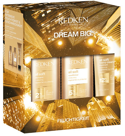 Redken All Soft Dream Big Gift Set darčeková sada pre suché a krehké vlasy