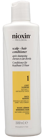 Nioxin System 1 Scalp + Hair Conditioner kondicionér pro mírně řídnoucí nebarvené vlasy