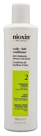 Nioxin Scalp System 2 Conditioner Conditioner für naturbelassenes, sichtbar dünner werdendes Haar