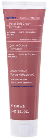 Korres Petal Soft Cream Exfoliator Cleanser exfoliační krém pro zářivou pleť