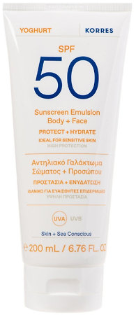 Korres Sunscreen Emulsion Body + Face SPF50