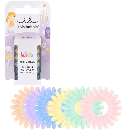 Invisibobble Kids Original Take Me to Candyland Bunte Haargummis für spaßige und schonende Frisuren
