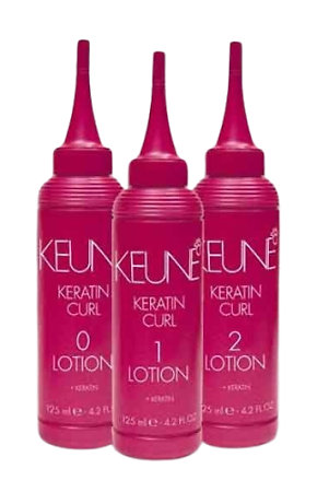 KEUNE Keratin Curl Lotion permanentní kúra pro přirozené vlny a lokny
