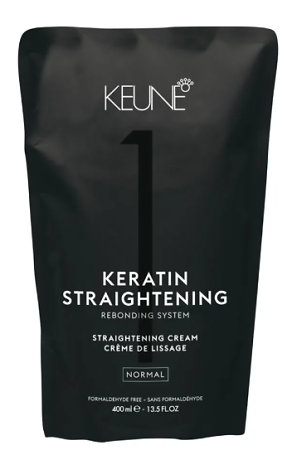 KEUNE Keratin Straight Cream Normal narovnávací krém pro jemné a středně silné vlasy