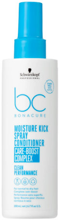 Schwarzkopf Professional Bonacure Moisture Kick Moisture Kick Spray Conditioner Care-Boost Complex bezoplachový sprej pre hydratáciu