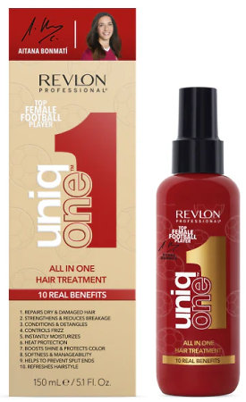 Revlon Professional Uniq One Uniq One All In One Hair Treatment Aitana Bonmati Limited Edition bezoplachová maska - futbalová edícia