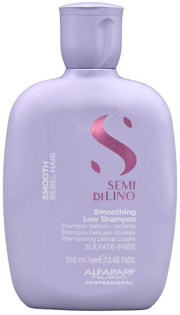 Alfaparf Milano Semi Di Lino Smooth Smoothing Low Shampoo Sanftes Glättungsshampoo für widerspenstiges Haar