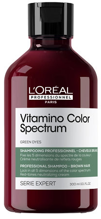 L'Oréal Professionnel Vitamino Color Spectrum Green Dyes Neutralizing Shampoo šampon pro tmavě hnědé až černé vlasy