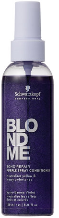 Schwarzkopf Professional BlondME Bond Repair Purple Spray Conditioner Leave‑in conditioner for blonde hair