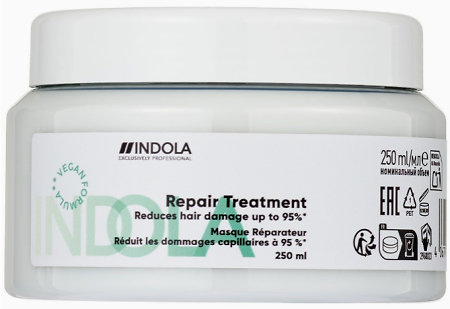 Indola Repair Repair Treatment Vegan vyživující péče pro poškozené vlasy