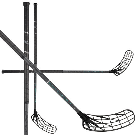 Unihoc Unilite SUPERSKIN PRO 29 graphite/turquoise Floorball schläger