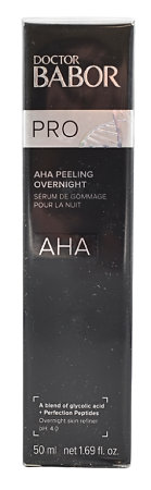 Babor Doctor Pro AHA Peeling Liquid Overnight zjemňujúci tekutý peeling na intenzívne použitie v noci