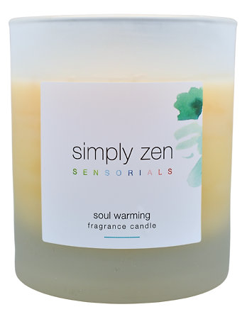Simply Zen Sensorials Soul Warming Fragrance Candle vonná svíčka s hřejivou vůní