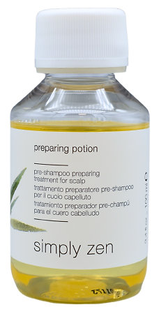 Simply Zen Preparing Potion zklidňující péče na vlasy před šamponováním