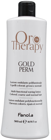 Fanola OroTherapy Unique Perm víceúčelová emulze na trvalou pro všechny typy vlasů