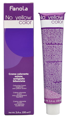 Fanola No Yellow Color Ice Superlightener hair color neutralizing yellow tones