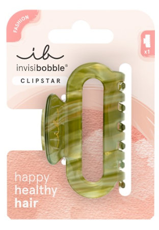 Invisibobble Clipstar Evergreen škripec do vlasov inšpirovaný prírodou