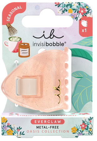 Invisibobble Oasis Everclaw S Coral Crush malý skřipec do vlasů bez kovu