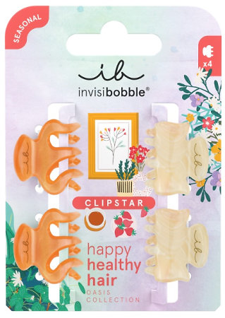 Invisibobble Oasis Clipstar XS Petit Citrus Mini-Haarclips