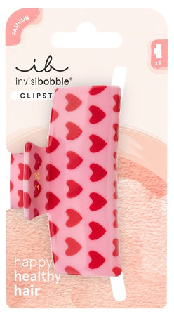 Invisibobble Clipstar M Love Is In The Hair stredný škripec do vlasu s romantickým nádychom