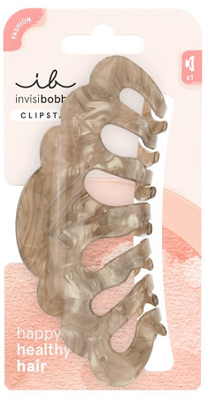 Invisibobble Clipstar XL Pure Pearlfection extra veľký škripec s lesklým mramorovaným efektom