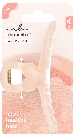 Invisibobble Clipstar L Heartbeat large hair clip for thick and long hair