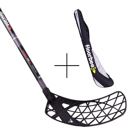 FLOORBEE TYPHOON PRO 27 Carbon Light + Stickbag Set florbalky s vakem