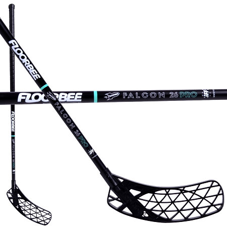 FLOORBEE Falcon 26 Carbon PRO light black SMU Florbalová hokejka
