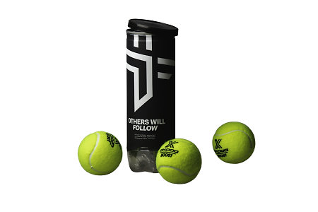 Oxdog BOOST PADEL BALL TUBE 3pack Padelové míčky