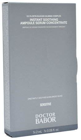 Babor Doctor Sensitive Instant Soothing Ampoule Serum Concentrate 7-day treatment for soothed and firmed skin