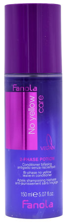 Fanola No Yellow Color 2-Phase Potion bezoplachový kondicionér proti žltým tónom
