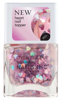 Nails Inc. London Over The Top vrchní lak se zdobícím efektem