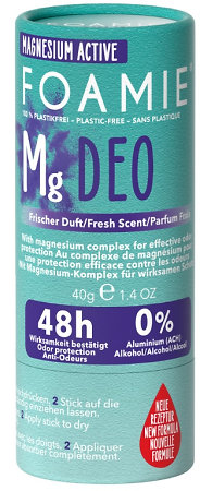 Foamie Deodorant Rain In The Woods Green tuhý deodorant s hořčíkem