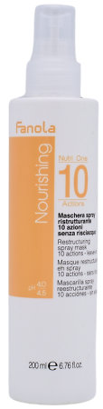 Fanola Nourishing 10 Action Restructuring Spray Hair Mask restructuring leave-in spray mask with 10 actions