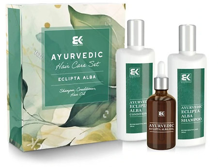 Brazil Keratin Set Ayurvedic Eclipta Alba ajurvédská sada pro výživu, růst a regeneraci vlasů