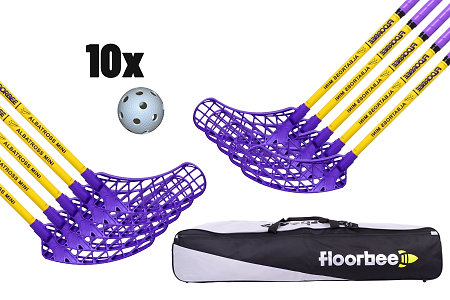 FLOORBEE Albatross mini JET + Toolbag and balls Florbalová sada
