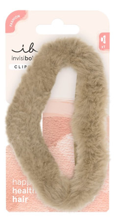 Invisibobble Clipstar L Fluffy Companion Große Haarspange mit Plüsch