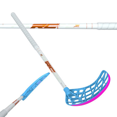 Fat Pipe RAW CONCEPT 31 BLUE CTRL SLICKS FH2 Florbalová palica