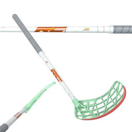 Fat Pipe RAW CONCEPT 31 GREEN CTRL SLICKS FH2 Florbalová palica